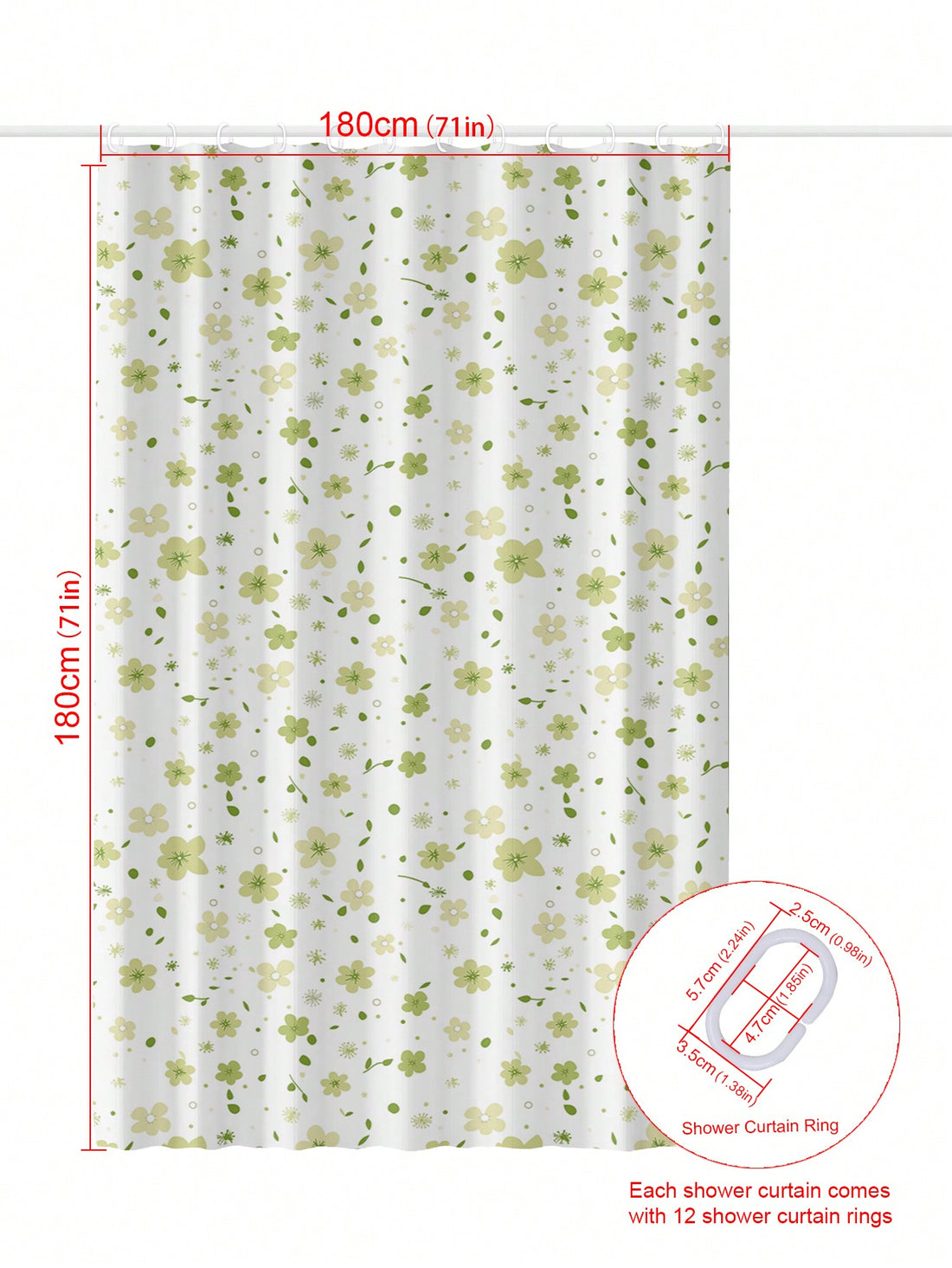Upgrade your bathroom décor with our Fresh Floral Waterproof<a href="https://canaryhouze.com/collections/shower-curtain" target="_blank" rel="noopener"> Shower Curtain</a>. Made with high-quality materials, this curtain not only adds a touch of elegance to your bathroom but also keeps your floors dry. Enjoy a beautiful and functional shower experience with our Fresh Floral Shower Curtain.