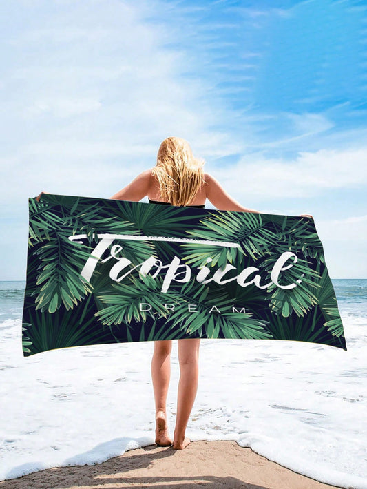 The Banana Bliss oversized tropical <a href="https://canaryhouze.com/collections/towels?sort_by=created-descending" target="_blank" rel="noopener">beach towel</a> offers strong water absorption capabilities to keep you dry and comfortable while lounging in the sun. Its vibrant design and generous size make it the perfect accessory for your next beach trip. Stay dry, stylish, and relaxed with Banana Bliss.