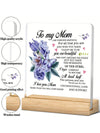 Mother's Day Gift: Plaque and Wooden Frame - A Heartfelt Tribute to Mom