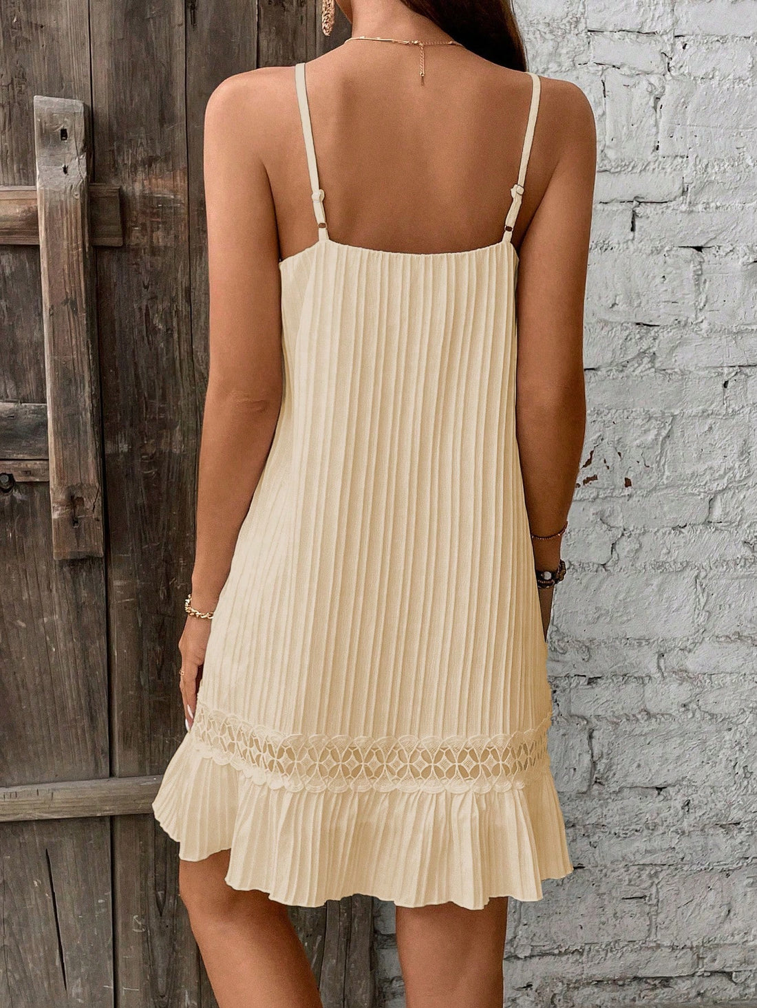 Elevate your summer wardrobe with our Summer Staple dress. This sleeveless, spaghetti strap dress is a must-have for any fashionable ensemble. Made with high-quality material, it offers comfort and style while keeping you cool in the summer heat. An essential addition to your closet for versatile looks.