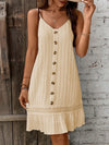 Summer Staple: Solid Color Sleeveless Spaghetti Strap Dress