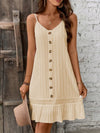 Summer Staple: Solid Color Sleeveless Spaghetti Strap Dress