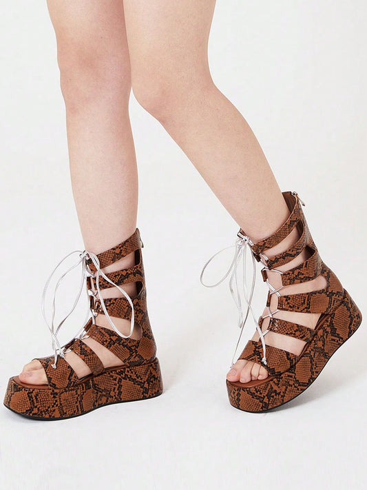 Achieve effortless style and elevate your summer wardrobe with our Bohemian Bliss: Summer Wedges High Heels Roman <a href="https://canaryhouze.com/collections/women-canvas-shoes?sort_by=created-descending" target="_blank" rel="noopener">Sandals</a>. These fashion-forward sandals boast a trendy bohemian design, comfortable wedge heel, and sturdy Roman straps to keep you both stylish and supported. Perfect for any occasion, from a day at the beach to a night out on the town.