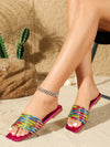 Trendy 2024 New Arrival: Women's Flat Beach Sandals Slippers - Non-Slip and Stylish