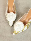 Floral Chic: Women's High Heel Pumps for Daily Wear, Work, and Parties