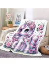 Magical Unicorn Printed Blanket: Perfect for Gift Giving