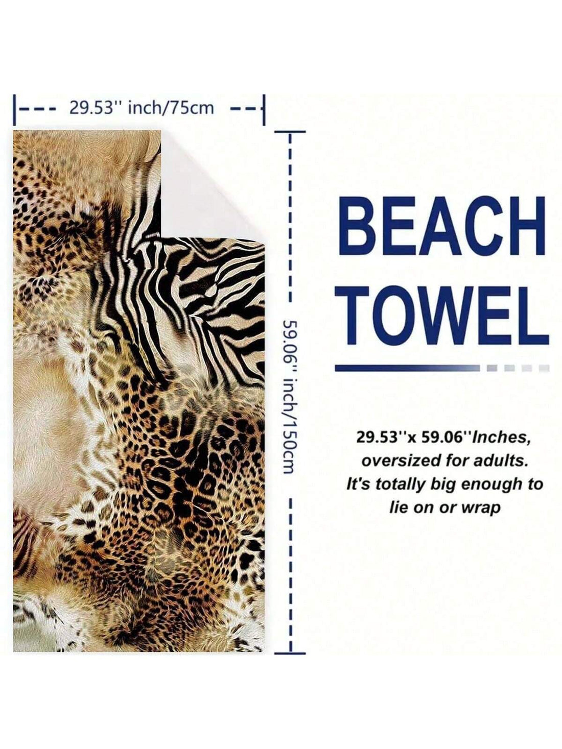 Experience the ultimate summer fun with our Large <a href="https://canaryhouze.com/collections/towels" target="_blank" rel="noopener">Beach Towel</a>, perfect for beach parties, camping trips, or even dry travel. Our towel is ultra absorbent, windproof, and sun protective, making it a must-have for any summer beach day. Perfect for all ages, this towel is a vacation essential gift for kids, men, women, girls, and boys.