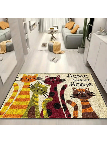 Cat Lover's Dream Floor Mat: Perfect for Indoor and Outdoor Use in Any Room
