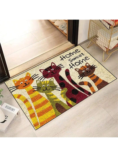 Cat Lover's Dream Floor Mat: Perfect for Indoor and Outdoor Use in Any Room