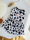 Moo-velous Milk Print Dress for Stylish Pets this Spring & Summer