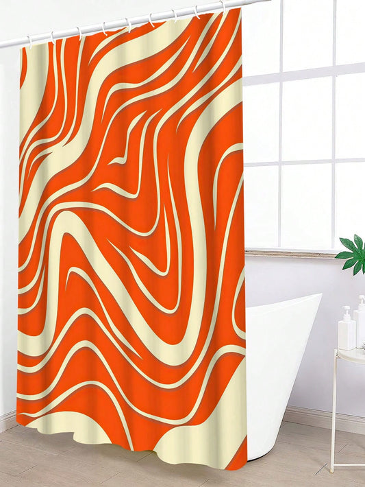 Upgrade your bathroom with our Modern Line Patterned <a href="https://canaryhouze.com/collections/shower-curtain?sort_by=created-descending" target="_blank" rel="noopener">Shower Curtain</a>. Made with waterproof polyester fiber, this curtain not only adds a stylish touch to your space, but also offers functional benefits such as durability and easy maintenance. Elevate your bathroom decor with this expertly designed curtain.