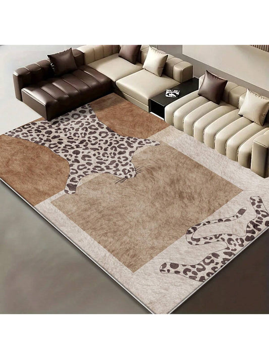 Add a touch of elegance to your home with our Soft Leopard <a href="https://canaryhouze.com/collections/rugs-and-mats?sort_by=created-descending" target="_blank" rel="noopener">Print Rug</a>. Featuring anti-slip properties, it's perfect for any room. Feel the softness under your feet while adding a stylish touch to your decor. Improve your home with this perfect addition.
