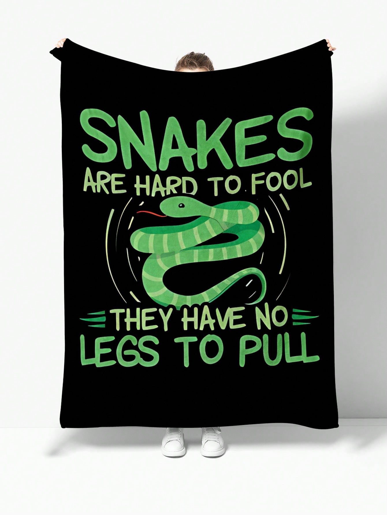 Experience ultimate comfort and style with our Cozy Cartoon Snake Printed Flannel <a href="https://canaryhouze.com/collections/blanket?sort_by=created-descending" target="_blank" rel="noopener">Blanket</a>. Made with high-quality materials, this blanket is perfect for snuggling up on chilly nights. Its fun cartoon snake print adds a touch of whimsy to any room. Great for gifting, this blanket is the perfect present for any occasion.