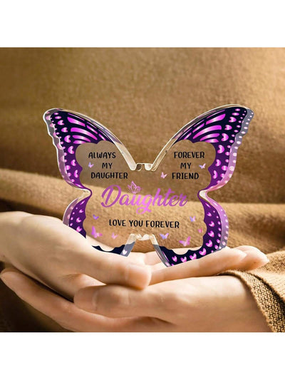 Beautiful Butterfly Acrylic Souvenir: A Gift From Mom and Dad to Your Lovely Daughter