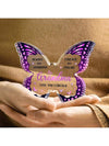 Beautiful Butterfly Shaped Acrylic Plaque: The Perfect Gift for Grandma