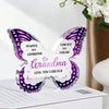 Beautiful Butterfly Shaped Acrylic Plaque: The Perfect Gift for Grandma