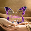 Beautiful Butterfly Shaped Acrylic Plaque: The Perfect Gift for Grandma