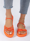 Comfortable Crossed Anti-Slip Flat Sandals: Perfect for Casual Beach Days