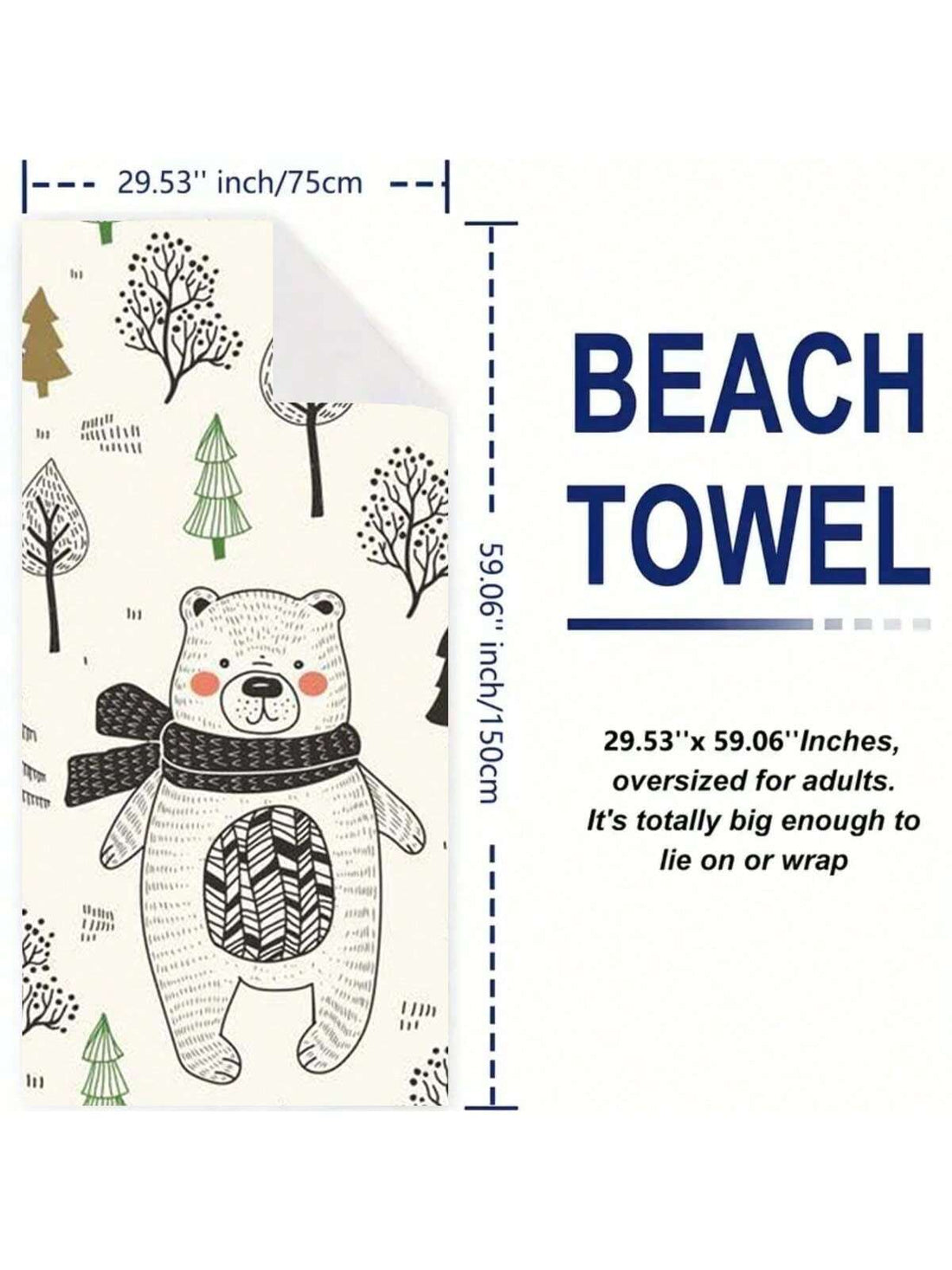 Introducing the Ultimate Oversized <a href="https://canaryhouze.com/collections/towels" target="_blank" rel="noopener">Beach Towel</a> - the must-have accessory for a stylish and dry summer. With its oversized design, you can lounge comfortably and keep yourself dry at the beach or pool. Enjoy the summer in style!