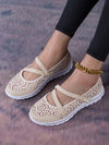 Breathable Lace Mesh Loafers: Comfort and Style in Beige