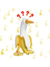 Quirky Banana Duck Garden Statue: Whimsical Yard Decor for Indoor and Outdoor Spaces