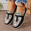 Floral Buckle Flat Shoes: Stylish Comfort for Autumn and Winter