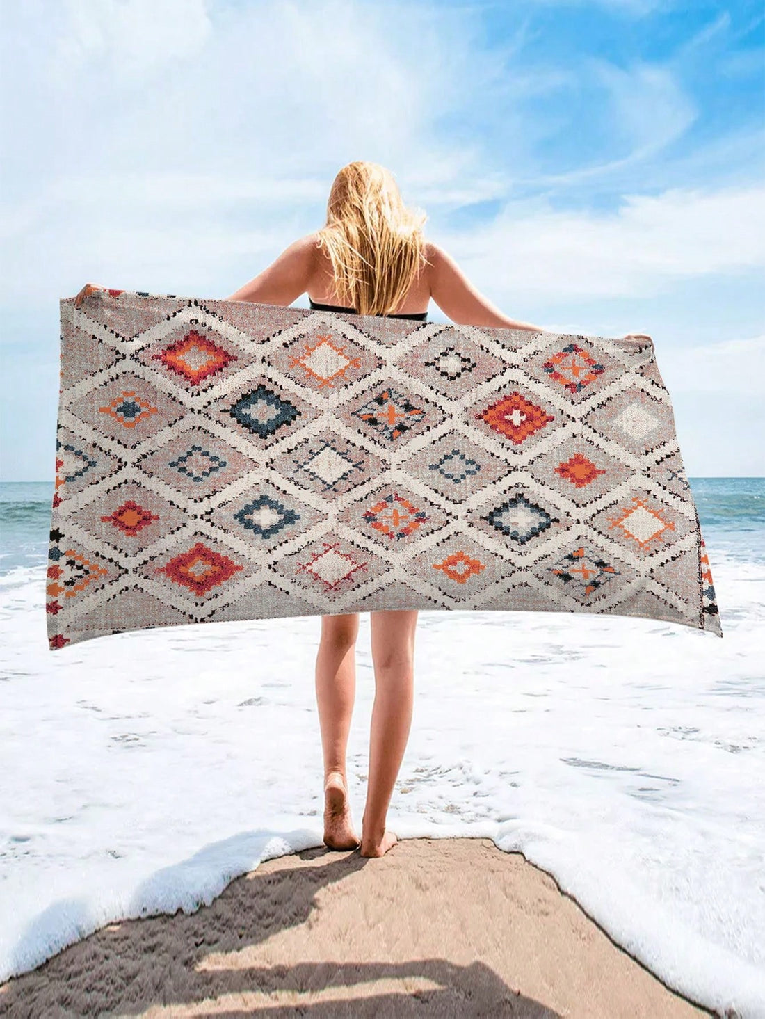 This Bohemian Bliss <a href="https://canaryhouze.com/collections/towels" target="_blank" rel="noopener">beach towel</a> is perfect for all your adventures, with its vibrant pattern and high-quality printing. Made from soft and absorbent material, it will keep you comfortable and dry. Whether you're at the beach, pool, or on a hike, this towel is a must-have for any outdoor excursion.