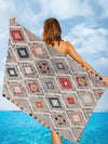 Bohemian Bliss: Pattern Printed Beach Towel for All Your Adventures