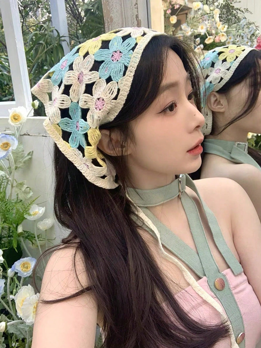 Elevate your bohemian style with our Bohemian Blossom hairband. Crafted with a knitted hollow flower design and tie-dye print, it adds a unique touch to any outfit. Perfect for women who want to make a statement, while keeping their hair out of their face.