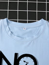 Classic Letter Graphic Print T-Shirt for Men - Stand Out in Style!