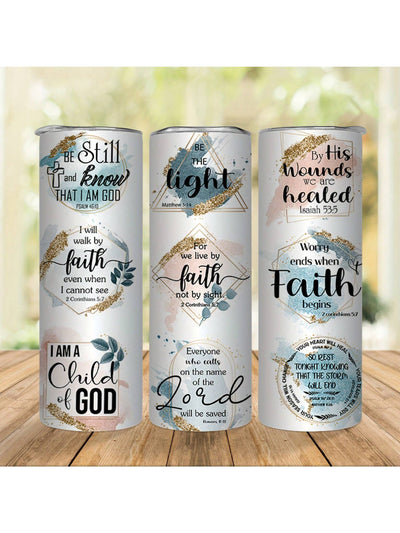 Introducing the Faithful Sips Stainless Steel Tumbler, perfect for all seasons and occasions. This Christian-inspired tumbler is a thoughtful Valentine's Day gift that will keep your drinks at the perfect temperature on-the-go. Made with durable stainless steel, it's designed to last and inspire!