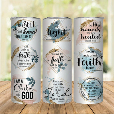 Faithful Sips: Christian-Inspired Stainless Steel Tumbler - Perfect for Summer and Winter - Ideal Valentine's Day Gift!