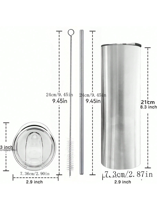 Faithful Sips: Christian-Inspired Stainless Steel Tumbler - Perfect for Summer and Winter - Ideal Valentine's Day Gift!