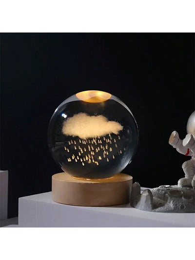 Colorful Crystal Ball Cloud & Rain Table Lamp: Perfect Gift for Every Occasion