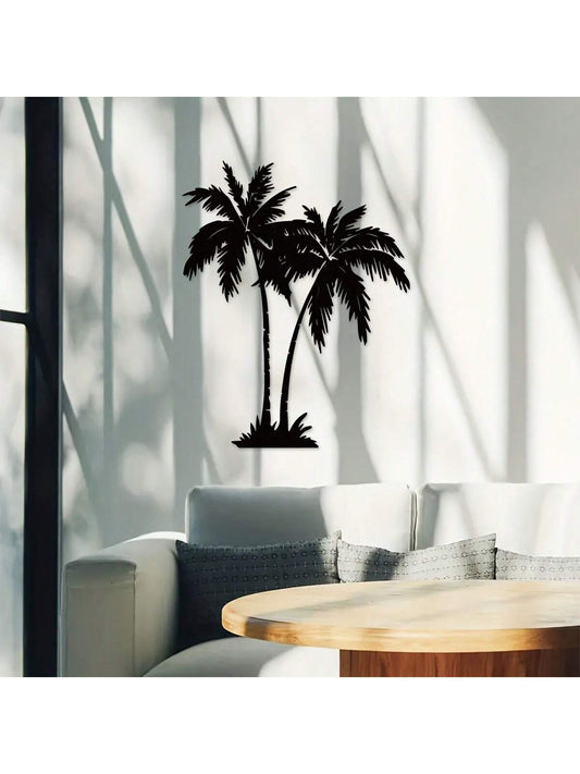 Add a touch of tropical tranquility to your beach house decor with our Metal Palm Tree Wall Art. Made of high-quality metal, this piece features intricate details and a durable design. Create a relaxing and stylish atmosphere in any room with this beautiful and unique wall art.