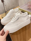 White College Style Mesh Sneakers: Comfortable and Chic Athletic Shoes