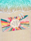 Artistic Floral Pattern Beach Towel: A Must-Have for Your Next Adventure!