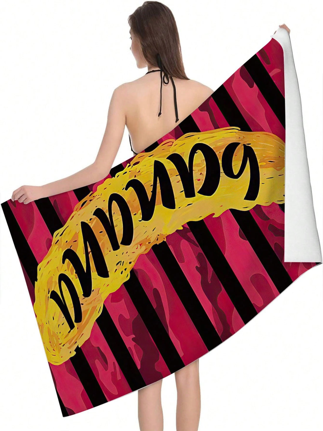 Introducing Sunny Days Ahead: Striped Banana<a href="https://canaryhouze.com/collections/towels" target="_blank" rel="noopener"> Beach Towel</a> - the ultimate summer essential for fun in the sun! Made with high-quality materials, this towel is perfect for all your outdoor adventures. With its vibrant stripes and playful banana print, it's sure to stand out at the beach or pool. Get ready for endless sunny days with this must-have accessory.