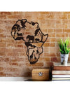 Wilderness Wanderlust Black Animal Map Iron Wall Decoration - Perfect for Any Room or Outdoor Space