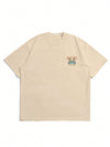 Summer Vibes: Men's Palm Tree Print Short Sleeve T-Shirt