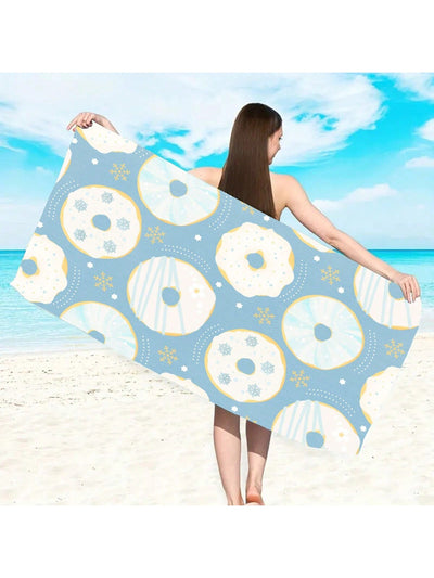 Ultimate Beach Towel: Super Absorbent, Sand-Proof, & Sun Protective - Perfect for Beach Party, Camping, Travel, and Holiday Gift Giving