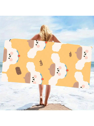 Ultimate Beach Towel: Super Absorbent, Sand-Proof, & Sun Protective - Perfect for Beach Party, Camping, Travel, and Holiday Gift Giving