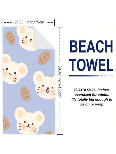 Ultra-Dry Extra Large Beach Towel: The Ultimate Summer Essential for Fun in the Sun!