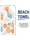 Ultimate Beach Towel: Super Absorbent, Sand-Proof, & Sun Protective - Perfect for Beach Party, Camping, Travel, and Holiday Gift Giving