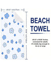 Ultra-Dry Extra Large Beach Towel: The Ultimate Summer Essential for Fun in the Sun!