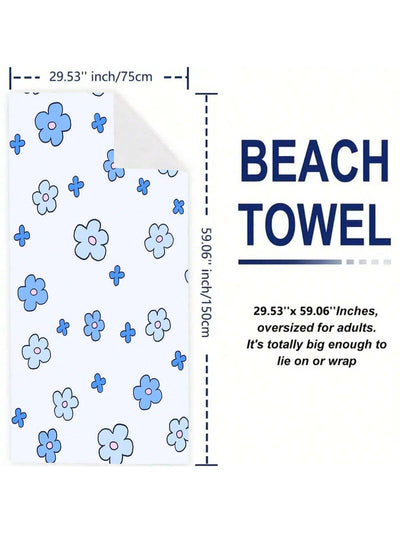 Ultra-Dry Extra Large Beach Towel: The Ultimate Summer Essential for Fun in the Sun!