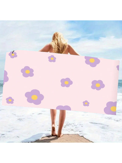 Ultimate Beach Towel: Super Absorbent, Sand-Proof, & Sun Protective - Perfect for Beach Party, Camping, Travel, and Holiday Gift Giving