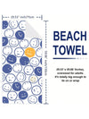 Ultra-Dry Extra Large Beach Towel: The Ultimate Summer Essential for Fun in the Sun!