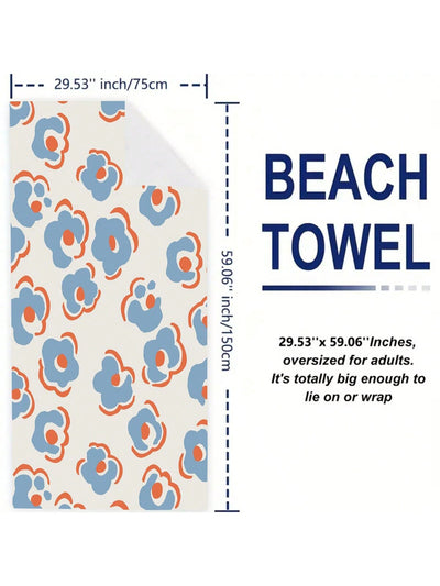 Ultimate Beach Towel: Super Absorbent, Sand-Proof, & Sun Protective - Perfect for Beach Party, Camping, Travel, and Holiday Gift Giving