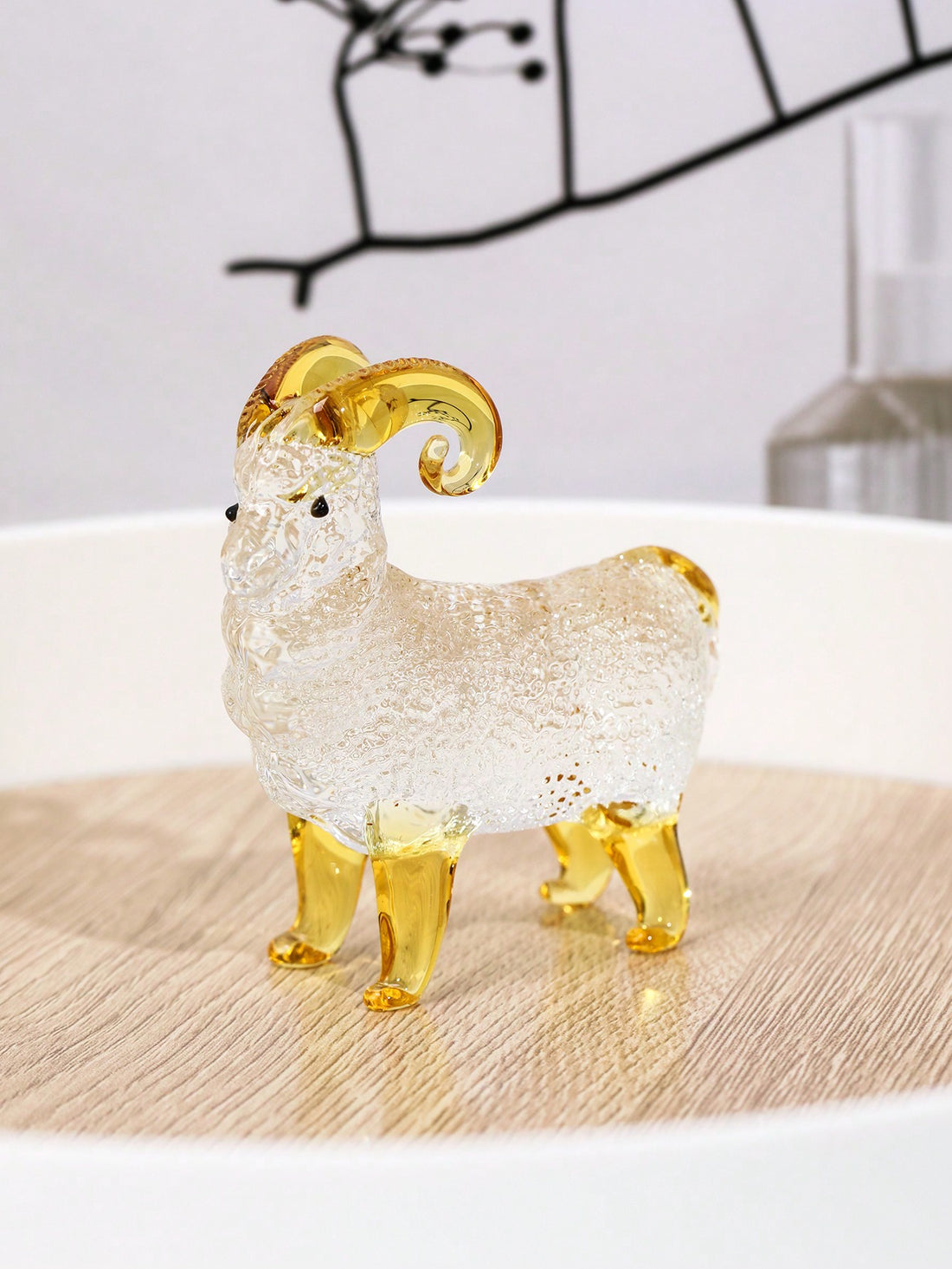 Enhance the charm of your home with our Cute Crystal Sheep Figurine. Made from high-quality crystal, this adorable desktop decoration will bring a touch of whimsy to any room. Expertly crafted and charmingly designed, it's the perfect addition to your <a href="https://canaryhouze.com/collections/ornaments" target="_blank" rel="noopener">home decor</a>.